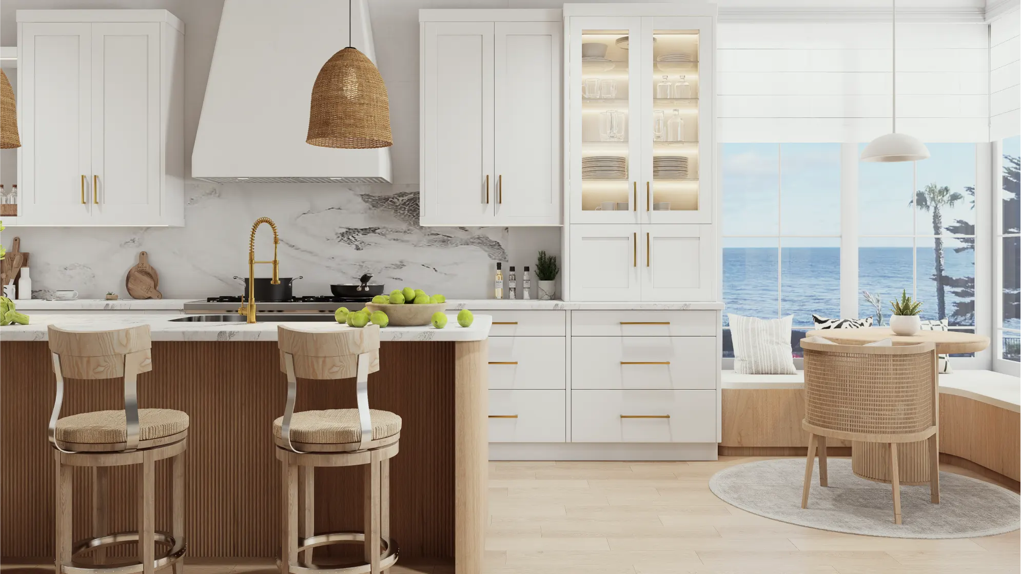 Coastal cabinetry style frame 2
