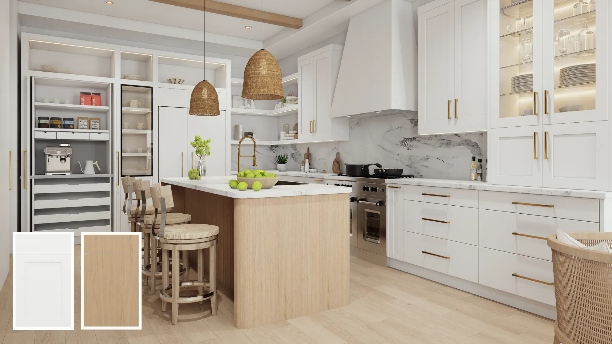 Coastal cabinetry style frame 1