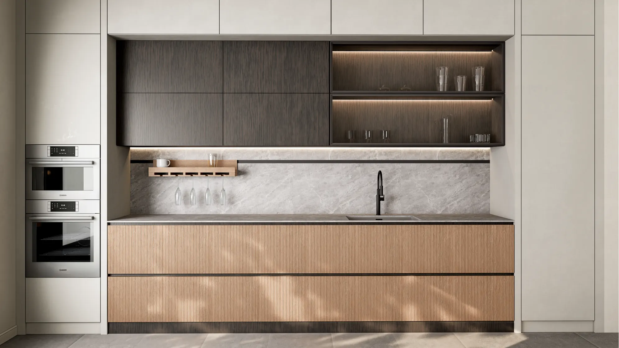 Modern cabinetry style frame 1