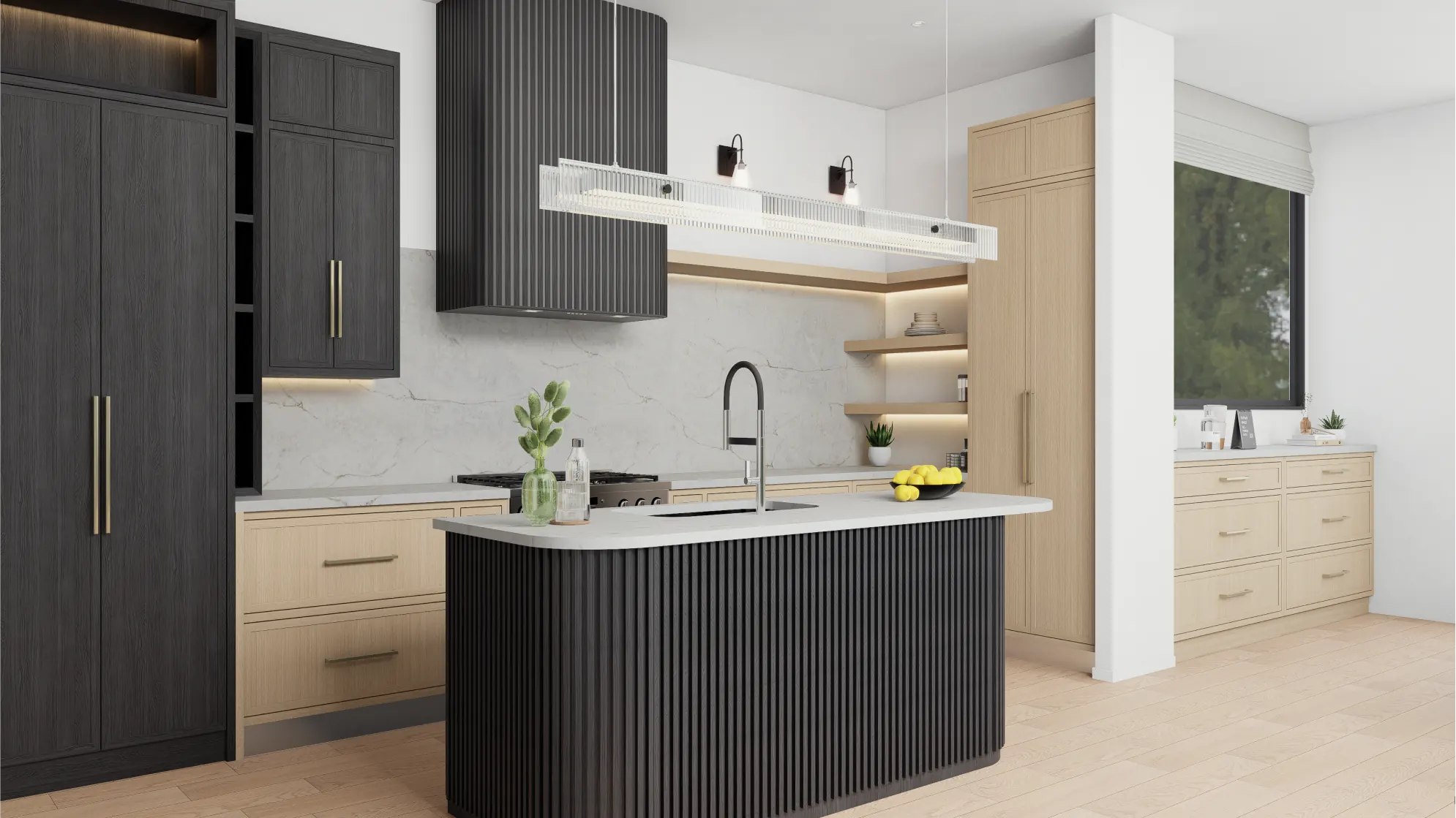 Contemporary cabinetry style frame 1