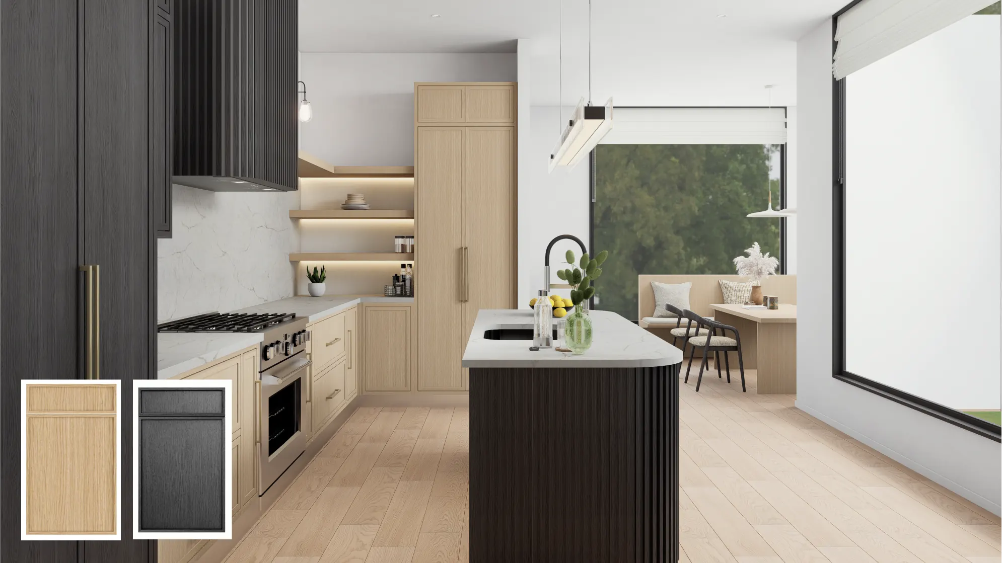 Contemporary cabinetry style frame 2