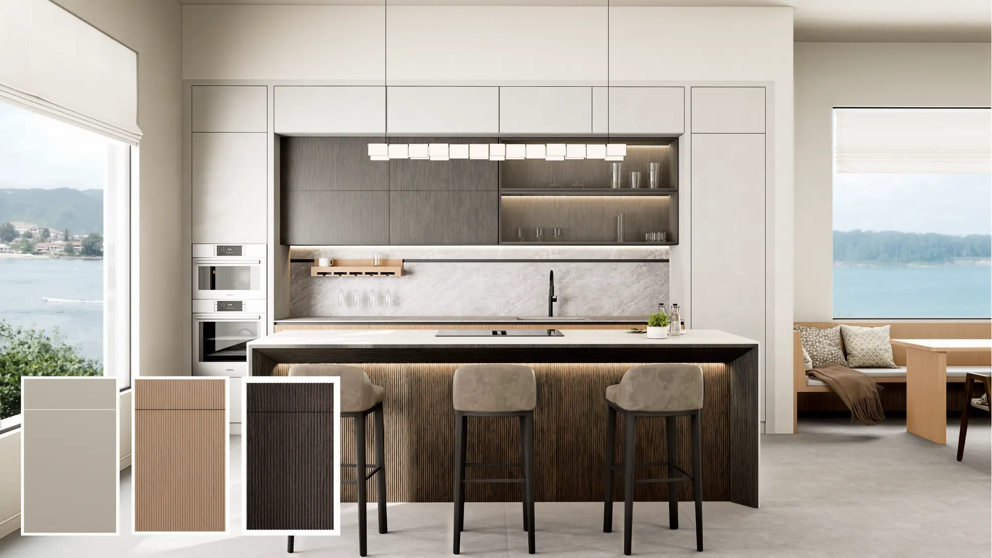 Modern cabinetry style frame 2