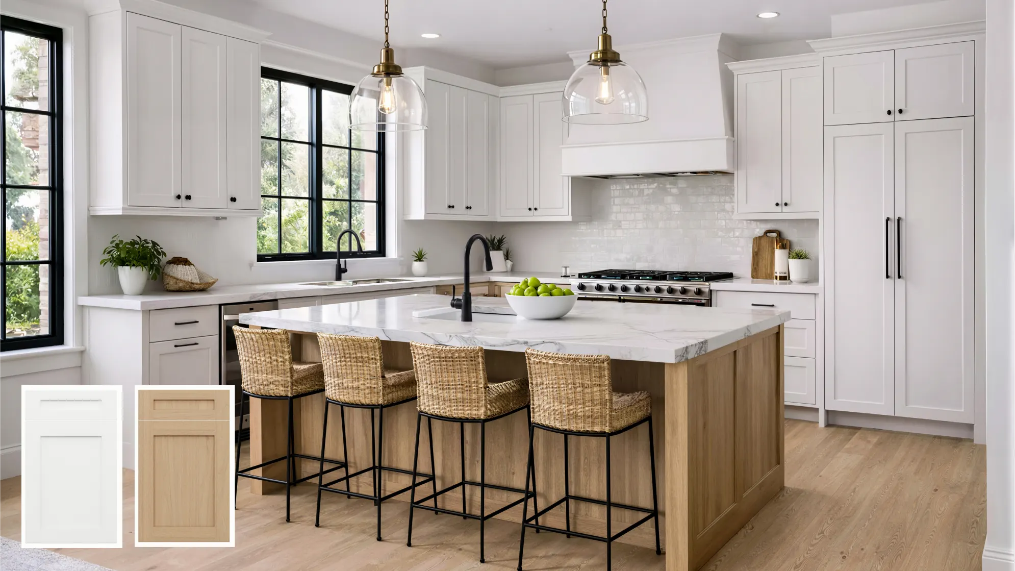 Farmhouse cabinetry style frame 1